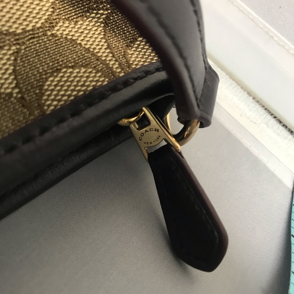 Coach Outlined File Crossbody Signature authentic - Picture 4 of 8